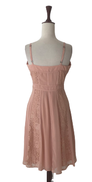 Forever 21 Blush Pink Sleeveless Lace Detail Dress | Gently Used |