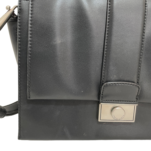 Charles & Keith Black Top Handle Satchel | Pre Loved |