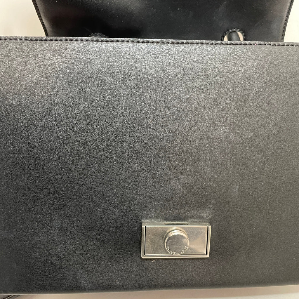 Charles & Keith Black Top Handle Satchel | Pre Loved |