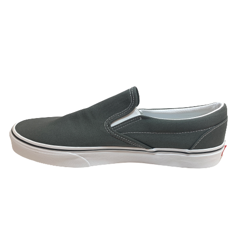 VANS Men's Grey Classic Slip-on Shoes Brand New Secret Stash