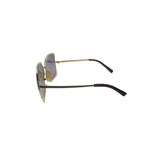 Fendi Gold Metal Square Sunglasses | Gently Used |