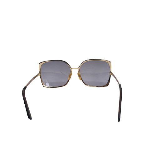 Fendi Gold Metal Square Sunglasses | Gently Used |