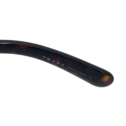 Prada Black Round Curved Sunglasses | Gently Used |