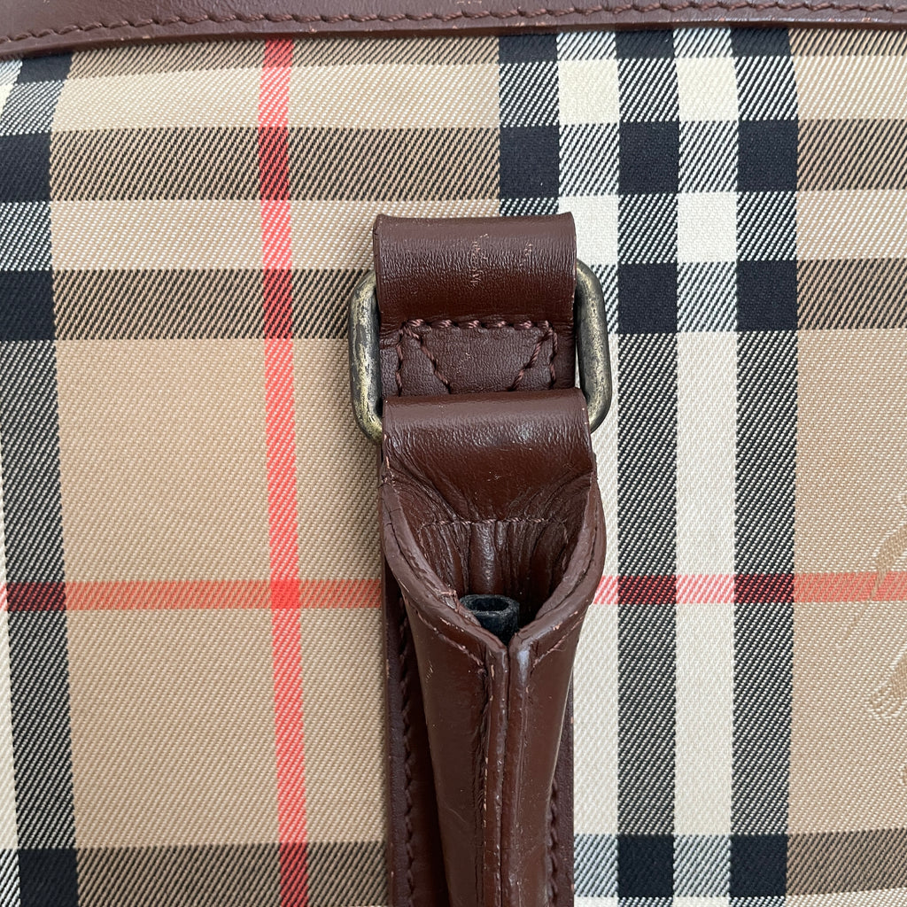 Burberry Vintage Signature Check Briefcase | Pre Loved |