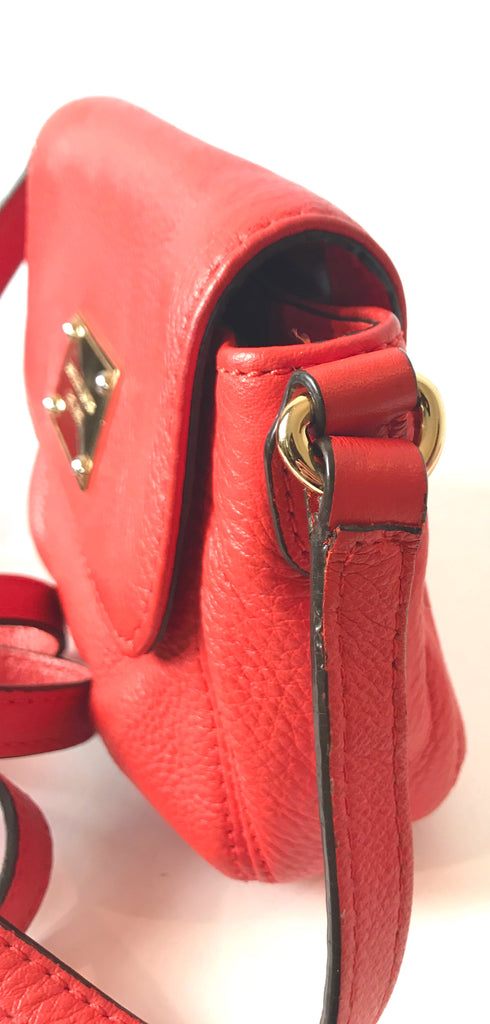Michael Kors Red Cross-body Leather Bag | Gently Used |