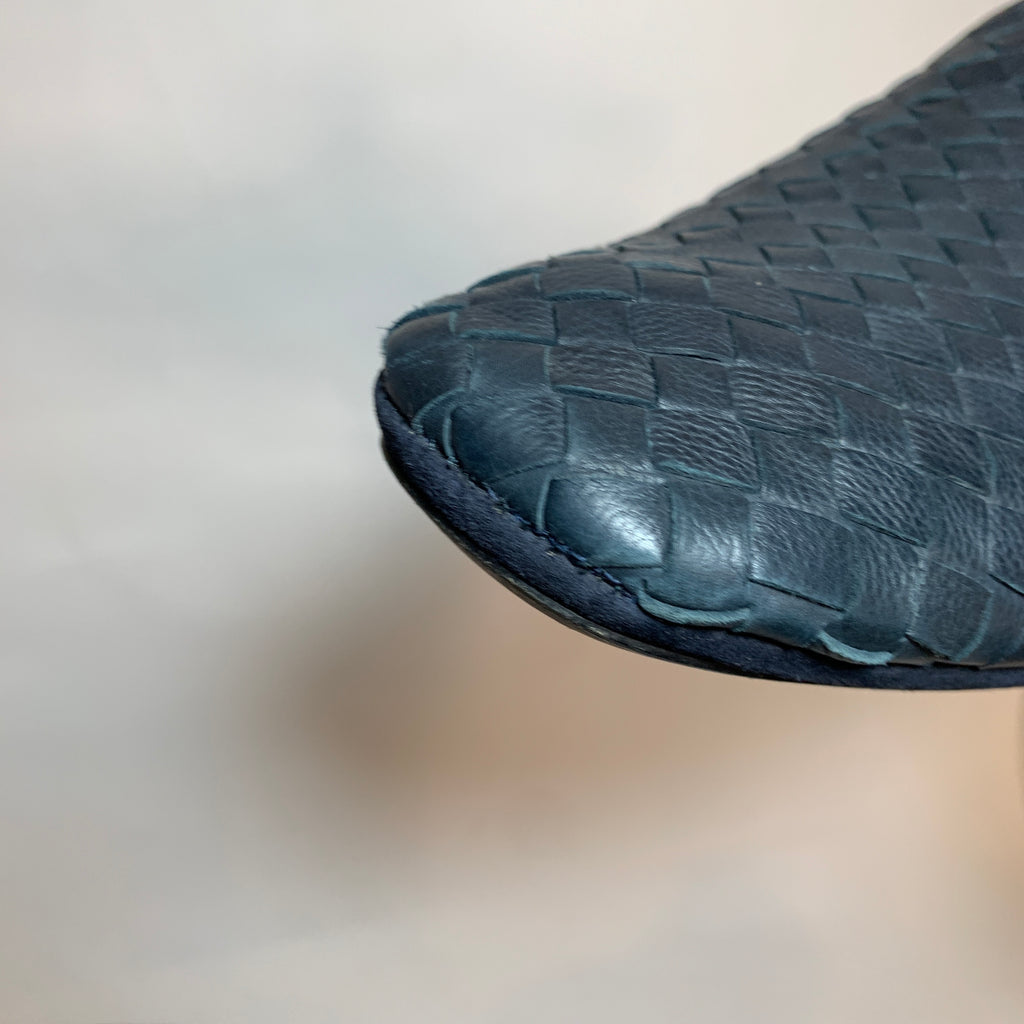 Bottega Veneta Men's 'Fiandra' Navy Slip-on Shoes | Gently Used |
