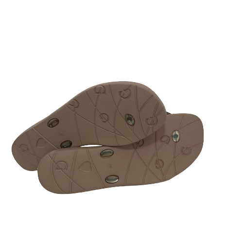 Guess Light Gold Bow Flipflop Sandals | Like New |