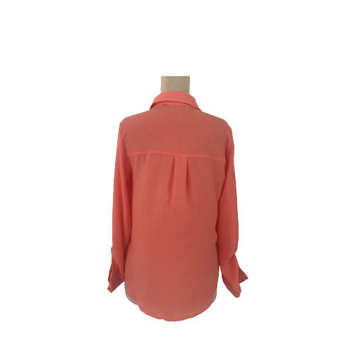 Michael Kors Peach Front Zip Top | Pre Loved |