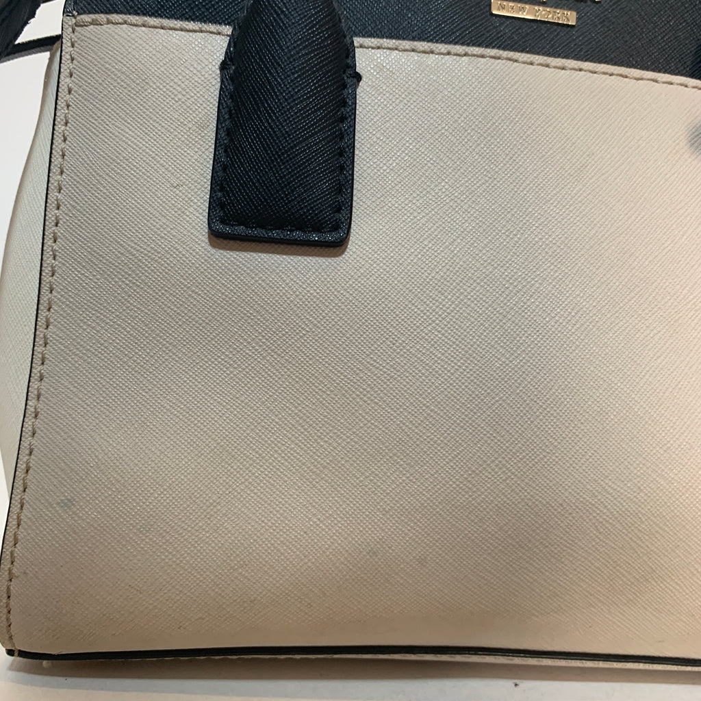 Kate Spade Beige & Black 'Cameron Street' Satchel | Pre Loved |