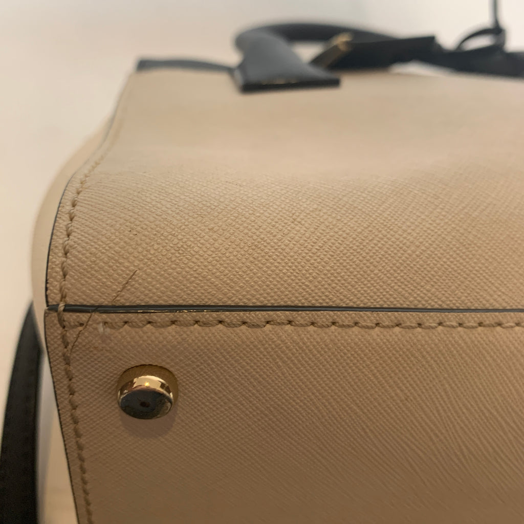 Kate Spade Beige & Black 'Cameron Street' Satchel | Pre Loved |