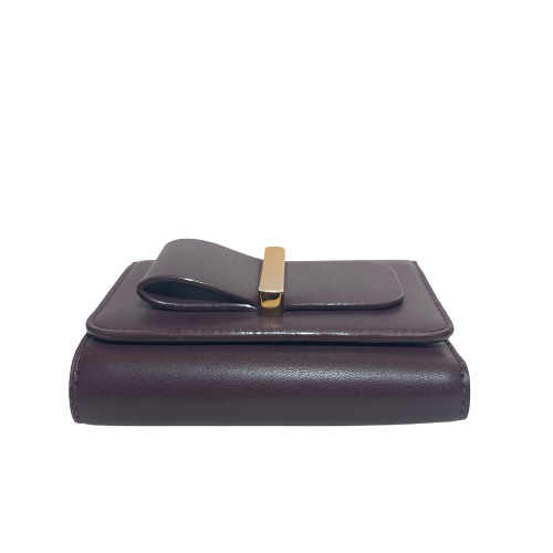 Charles & Keith Purple Bi-fold Wallet | Pre Loved |