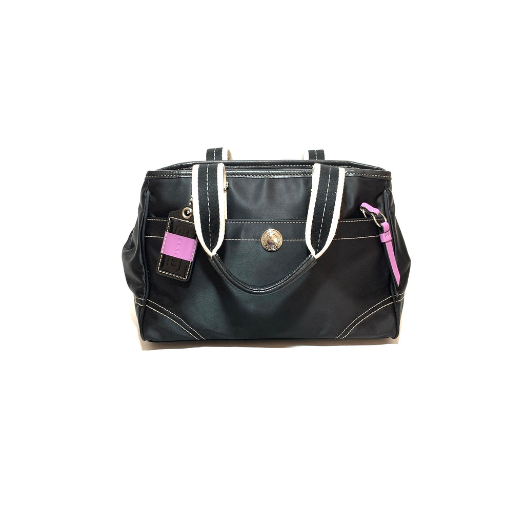 Coach Black Nylon Tote | Gently Used |