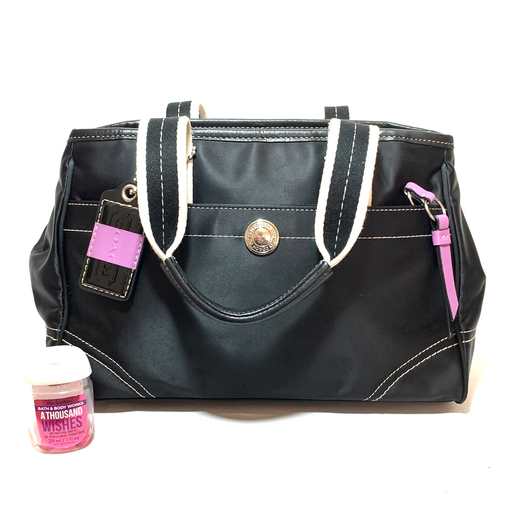 Coach Black Nylon Tote | Gently Used |