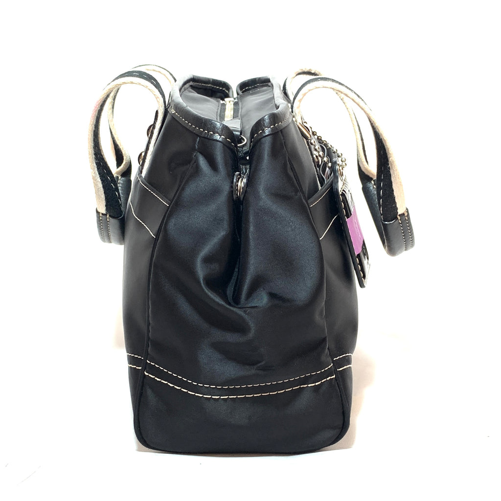 Coach Black Nylon Tote | Gently Used |