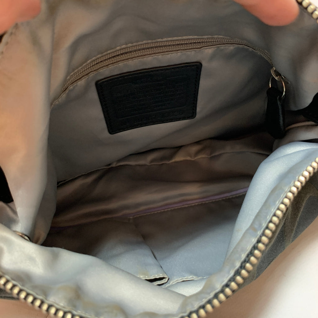 Coach Black Monogram Shoulder Bag | Gently Used |
