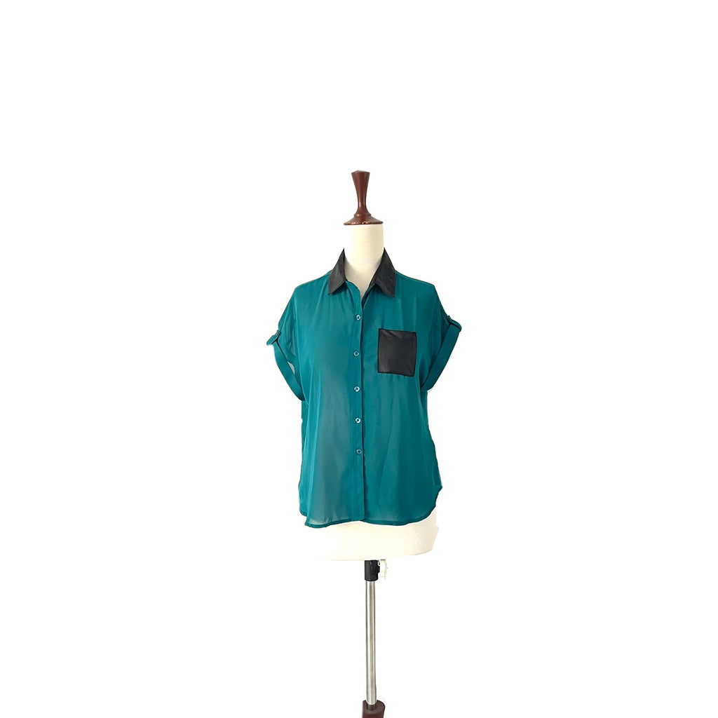 Streetwear Society Green & Black Shirt | Gently Used |