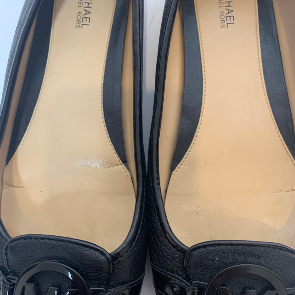 Michael Kors Black Leather Fulton Loafers | Pre Loved |
