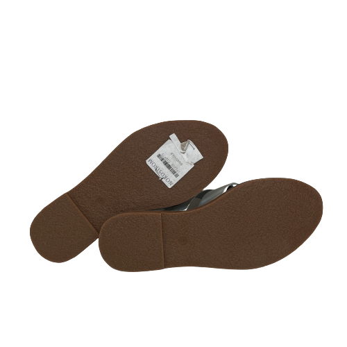 Madewell Silver Criss-cross Sandals | Brand New |