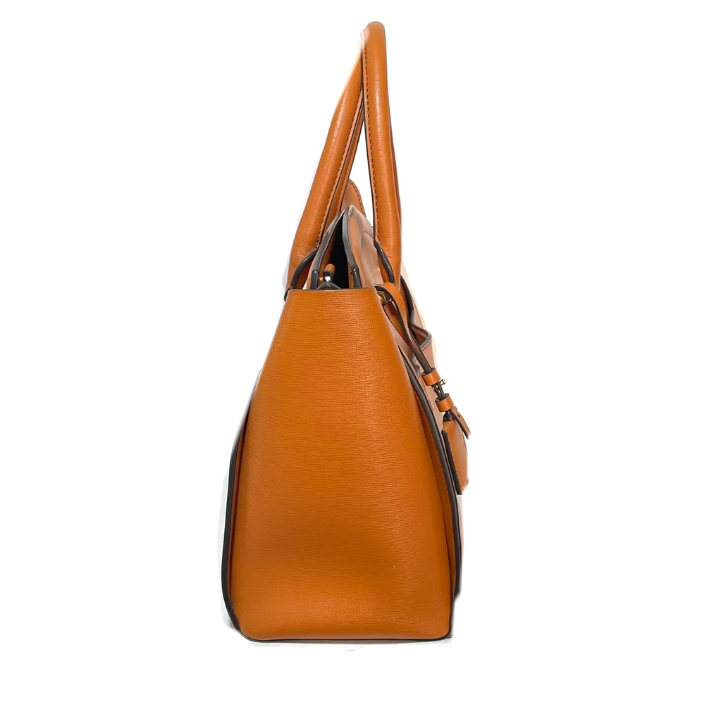 Charles & Keith Tan Leatherette Tote | Gently Used |