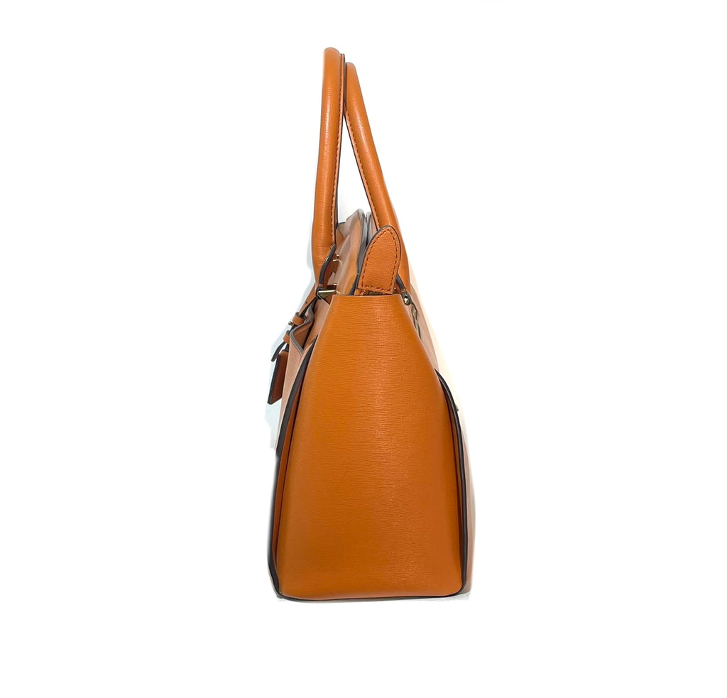 Charles & Keith Tan Leatherette Tote | Gently Used |