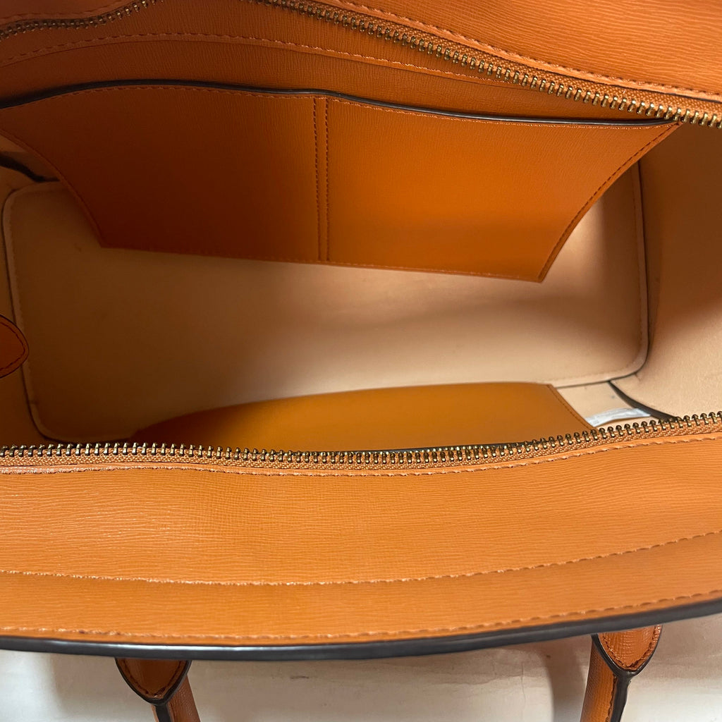 Charles & Keith Tan Leatherette Tote | Gently Used |