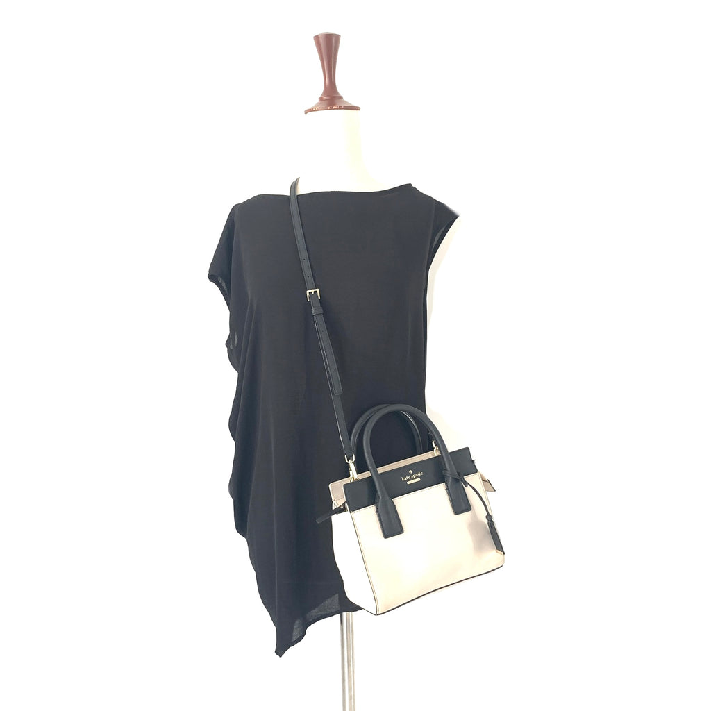 Kate Spade Beige & Black 'Cameron Street' Satchel | Pre Loved |