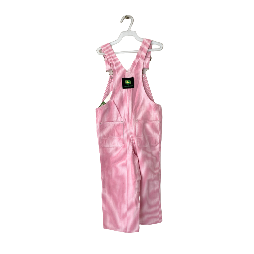 John Deere Pink Striped Overalls | Brand New |