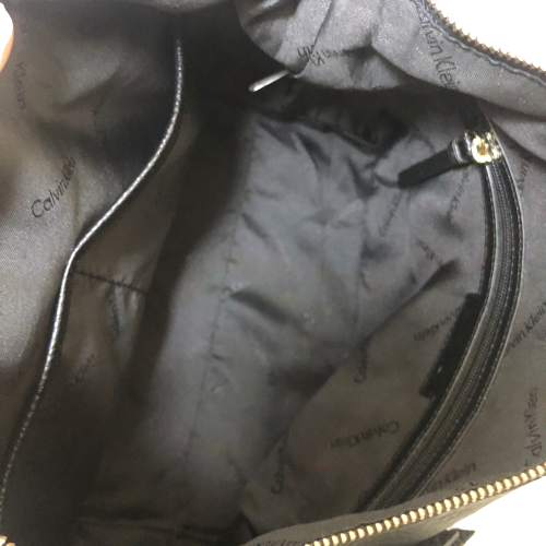Calvin Klein Black Pebbled Convertible Shoulder Bag | Gently Used |