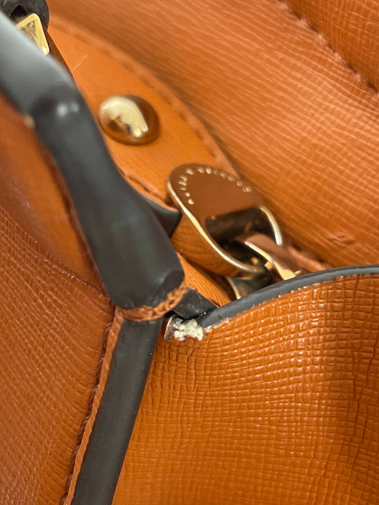 Charles & Keith Tan Leatherette Tote | Gently Used |