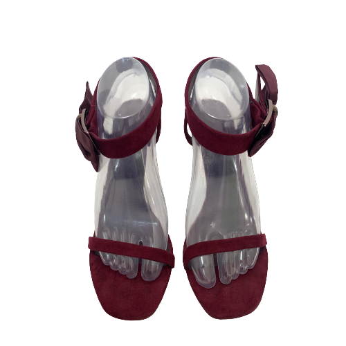 Charles & Keith Plum Bow Heels | Gently Used |