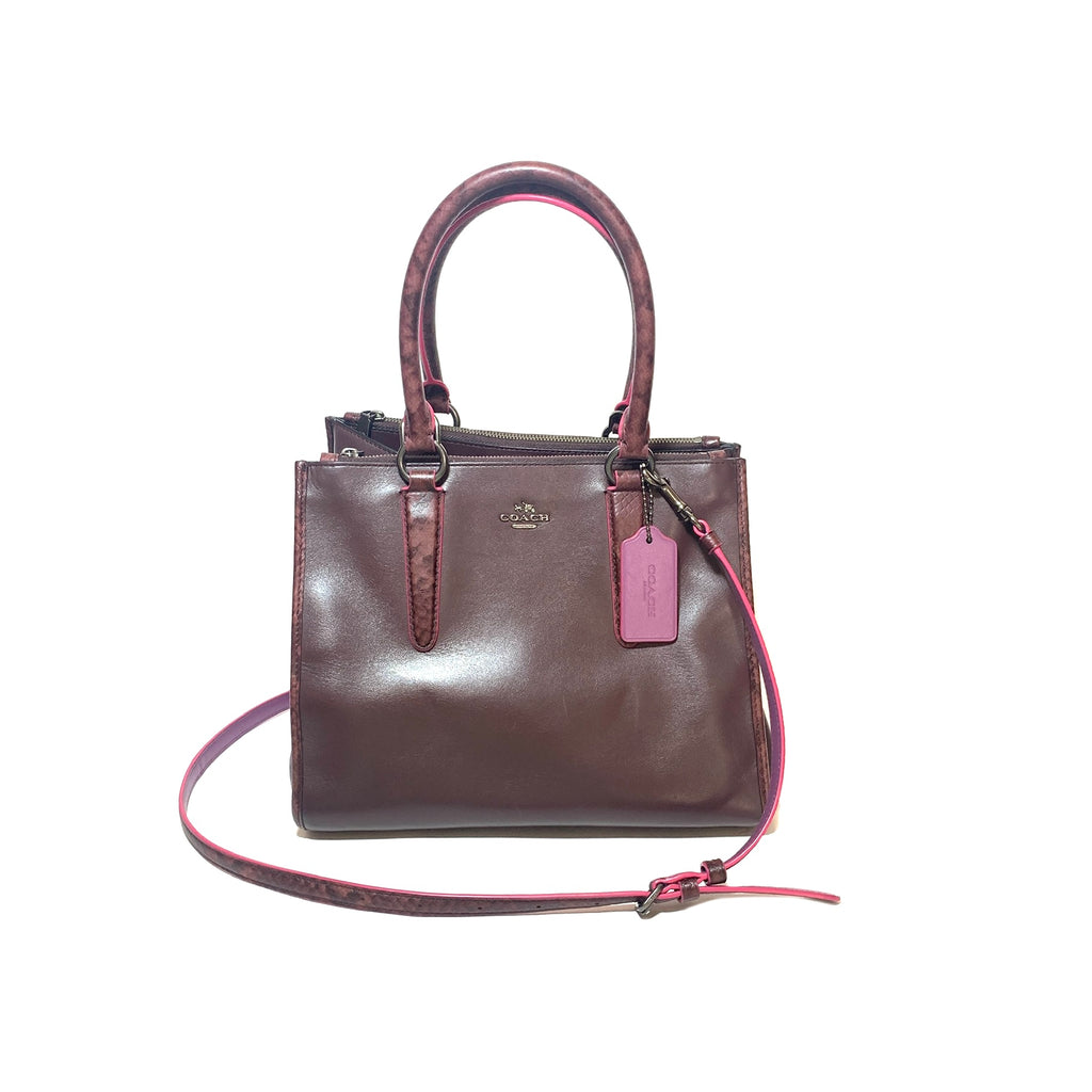 Coach Oxblood Leather Satchel | Gently Used |