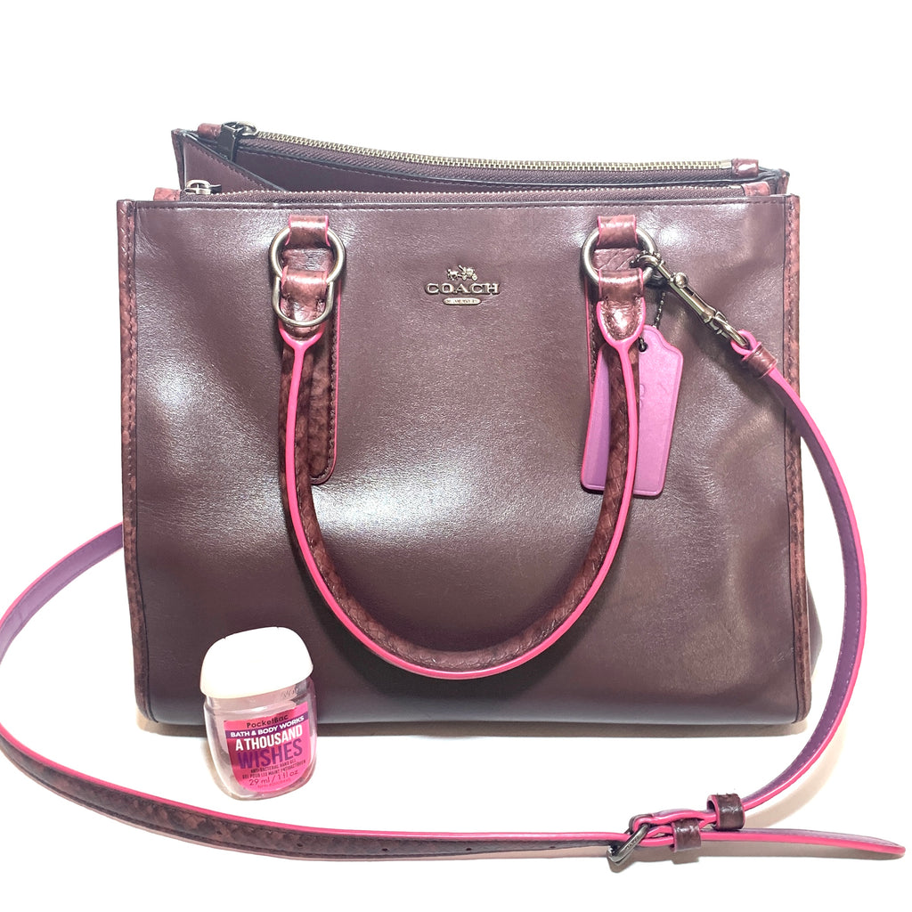 Coach Oxblood Leather Satchel | Gently Used |