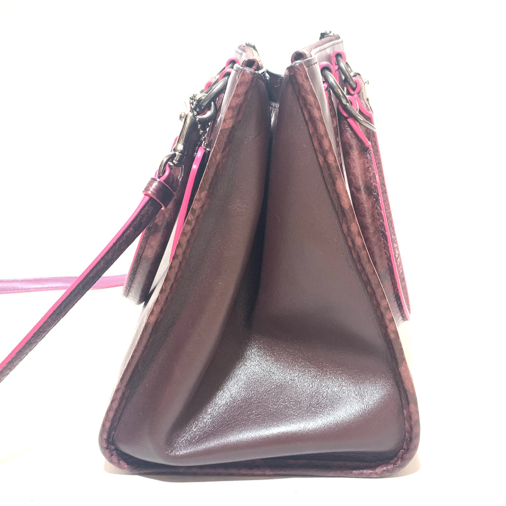 Coach Oxblood Leather Satchel | Gently Used |