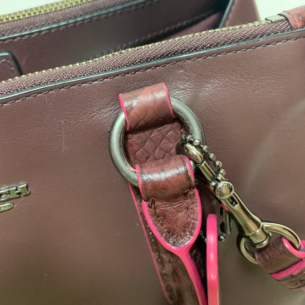 Coach Oxblood Leather Satchel | Gently Used |