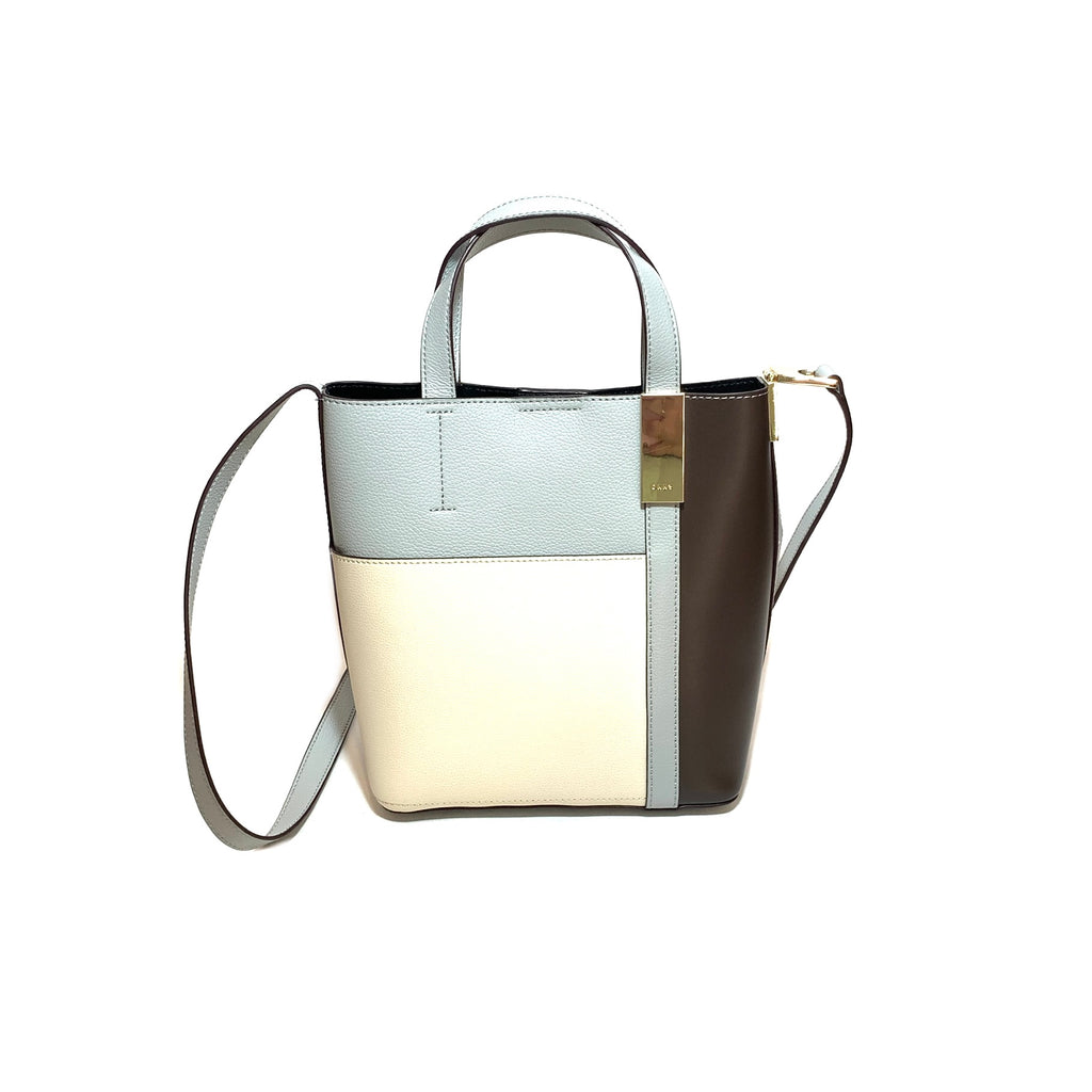 DKNY Tri-Colour Leather Bucket Bag | Gently Used |