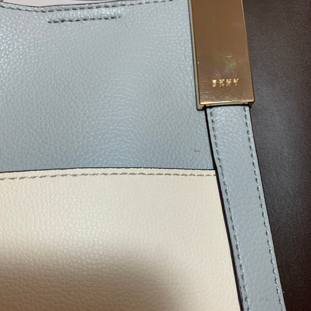 DKNY Tri-Colour Leather Bucket Bag | Gently Used |