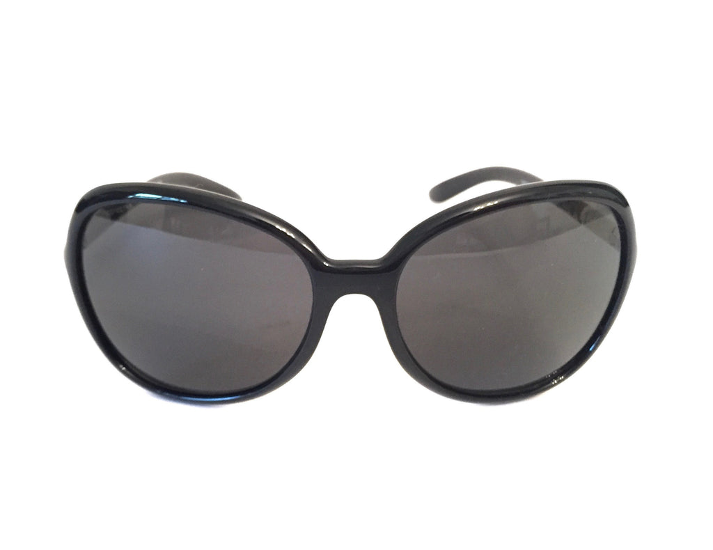 Prada SPR 25L Black Sunglasses | Pre Loved | - Secret Stash