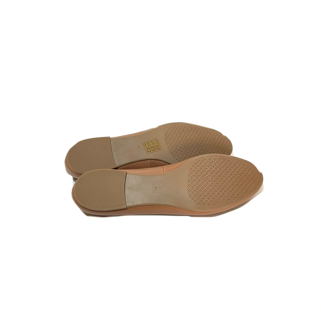 Tory Burch Tan 'Claire' Ballet Flats | Brand New |
