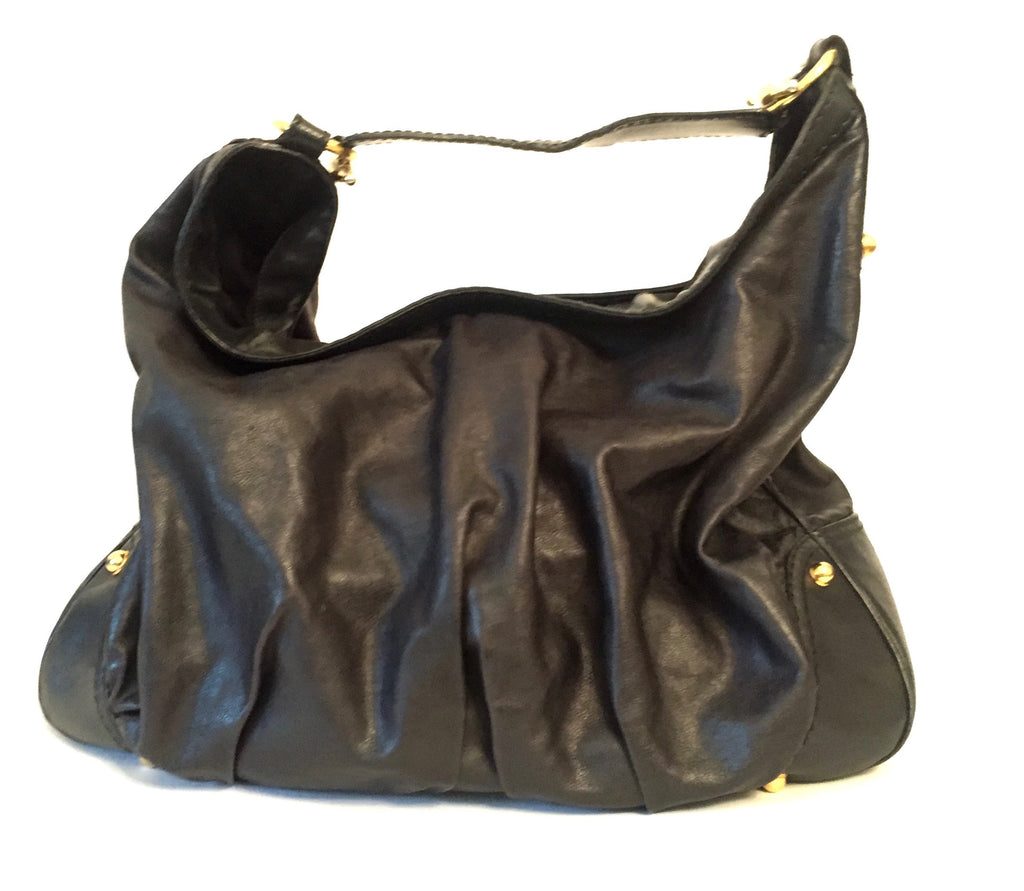 Gucci Black Leather Hobo Bag | Gently Used | - Secret Stash