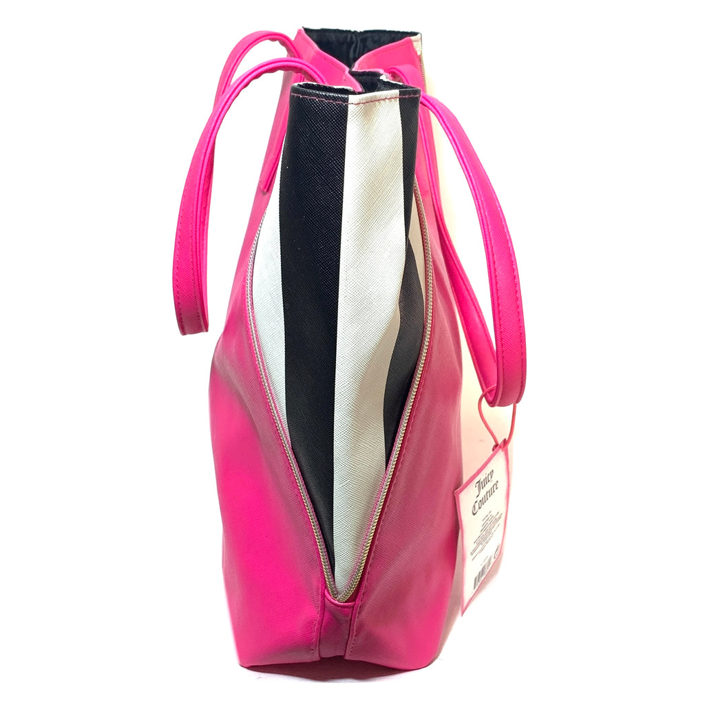 Juicy Couture Hot Pink & Zebra Print Large Tote Bag | Brand New |