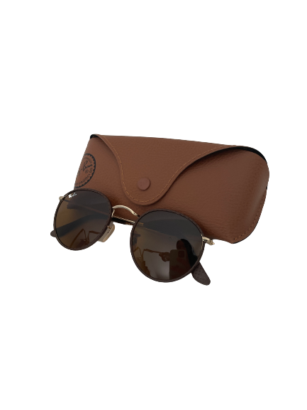 Rb3475 Ray-ban Brown RB3475 Round Sunglasses | Gently Used | | Secret Stash