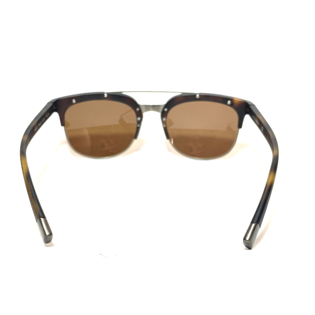 Dolce & Gabbana DG6103 Brown and Black Unisex Sunglasses | Like New |