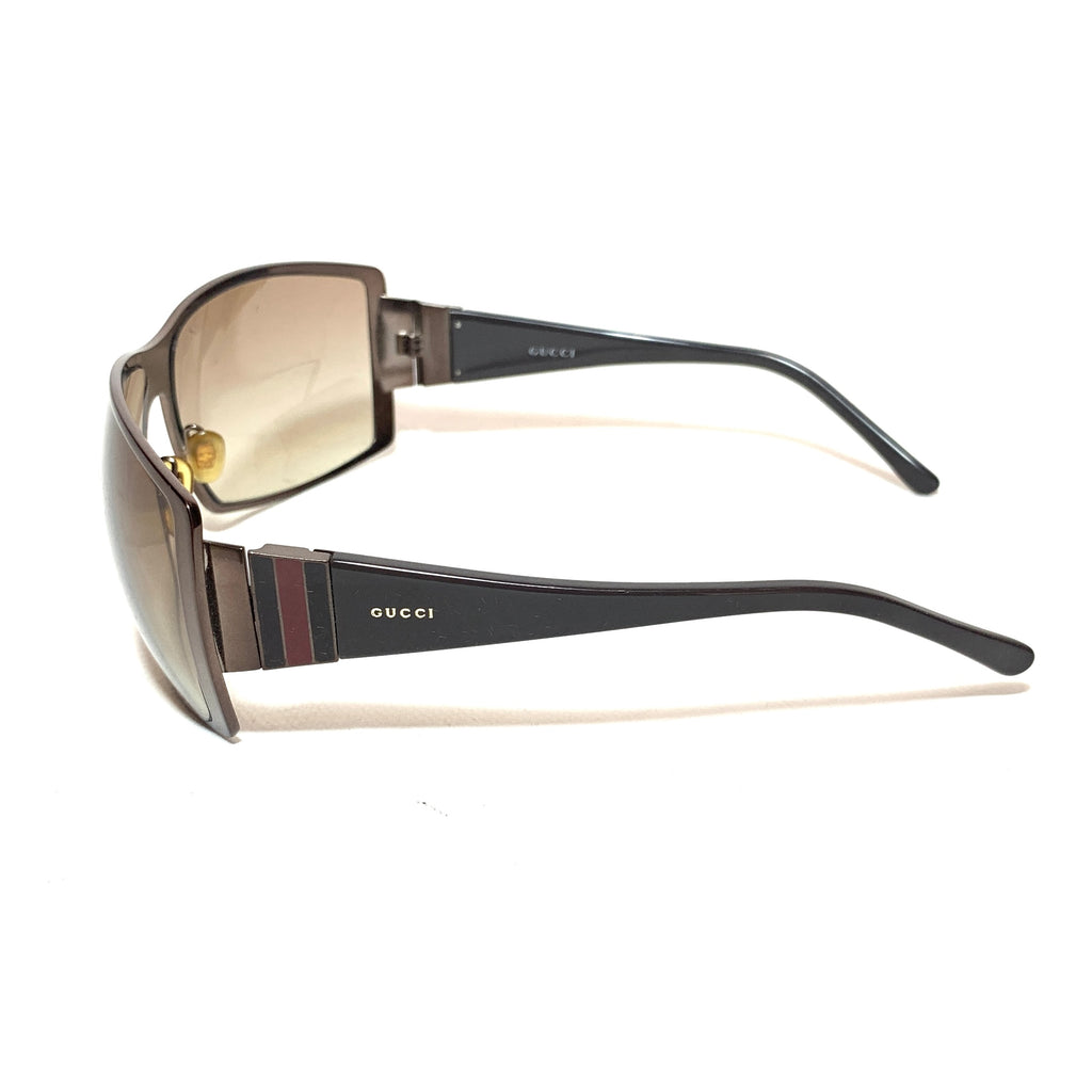 Gucci GG1821/S Grey Metal Unisex Sunglasses | Like New |