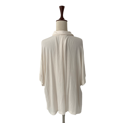 H&M Nude Collared Shirt | Gently Used |