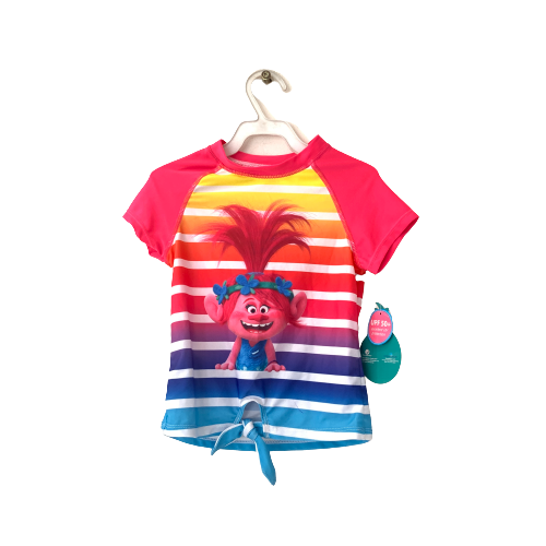 Trolls Multi-coloured Swim Shirt | Brand New |