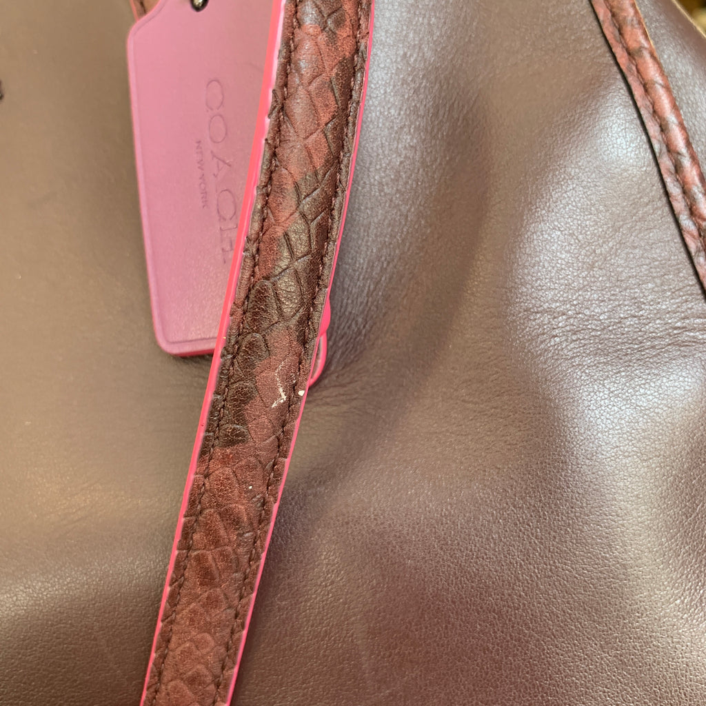 Coach Oxblood Leather Satchel | Gently Used |