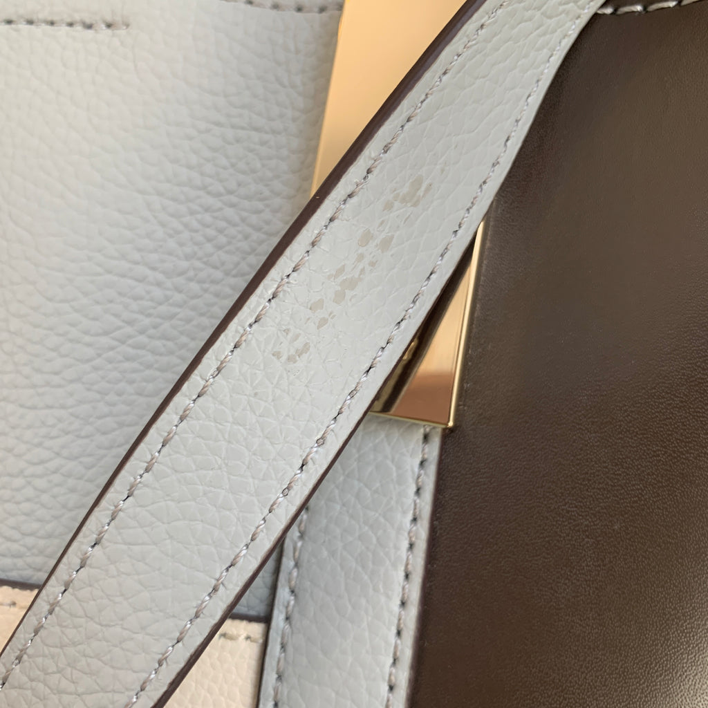 DKNY Tri-Colour Leather Bucket Bag | Gently Used |