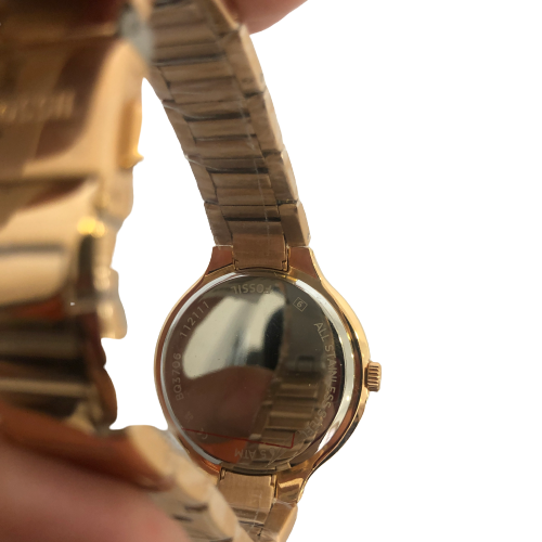 Fossil Gold Rhinestone 'BQ3706' Watch | Brand New |