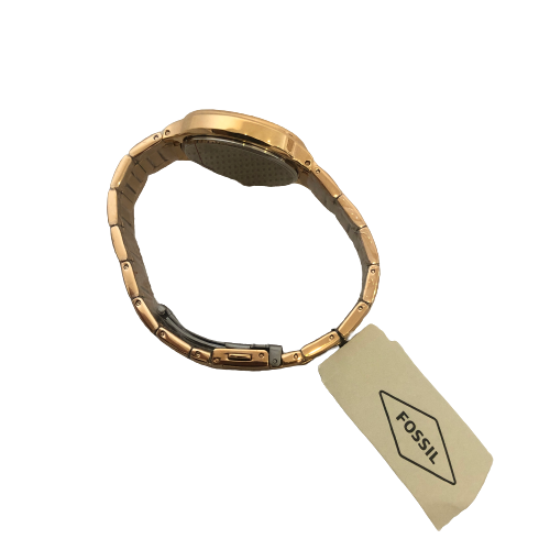 Fossil Gold Rhinestone 'BQ3706' Watch | Brand New |