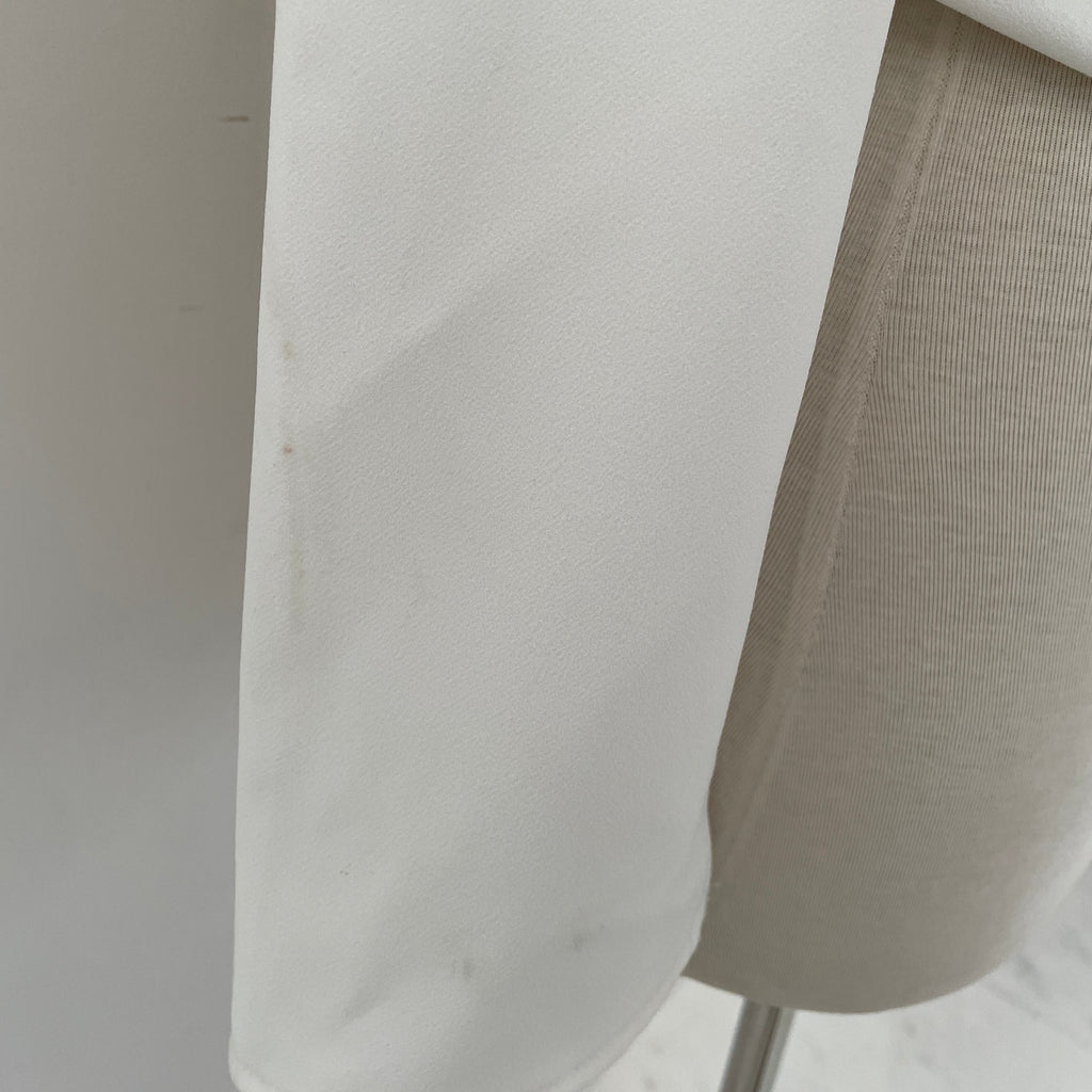 ZARA White Cropped Collared Shirt | Brand New |